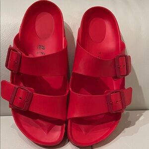 Birkenstock EVA Arizona Active Red Sandals Size 8